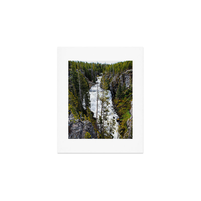 Yellowstone Waterfall II Art Print Gallery Image 1