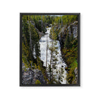 Yellowstone Waterfall II Framed Canvas Print Gallery Image 6