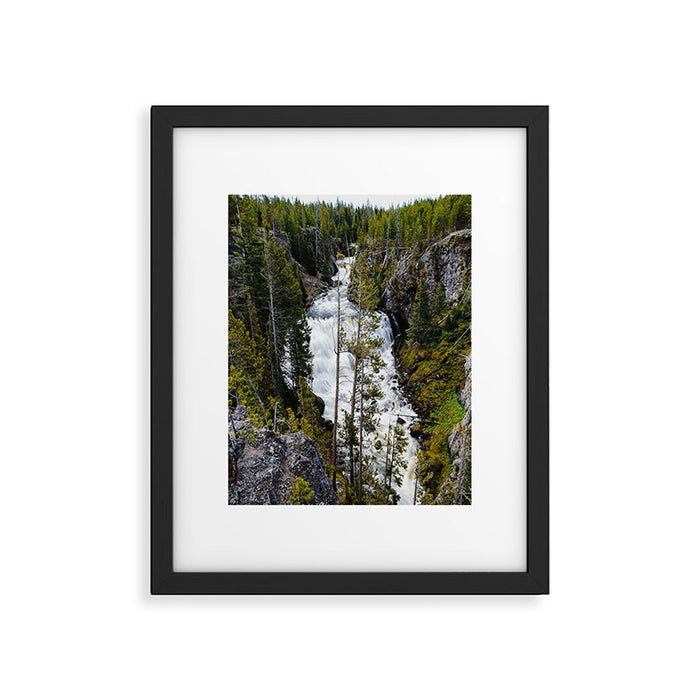 Yellowstone Waterfall II Framed Art Print Gallery Image 1