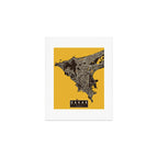 Dakar City Map of Senegal - Pastel Art Print Gallery Image 1