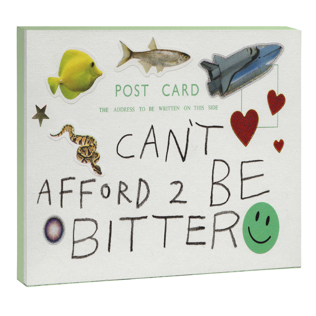 CAN'T AFFORD 2 BE BITTER Canvas Print Gallery Image 6
