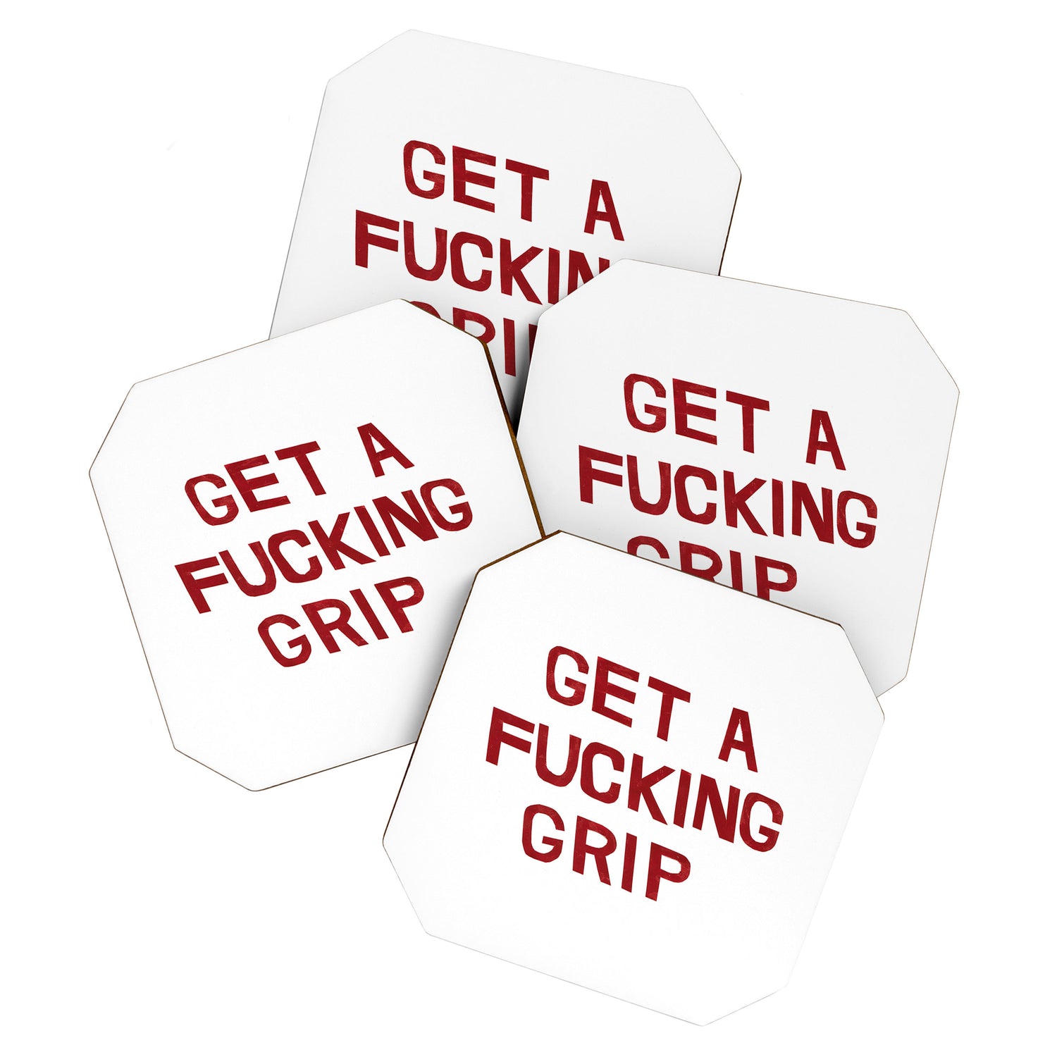 get a fucking grip Coaster Gallery Image 1