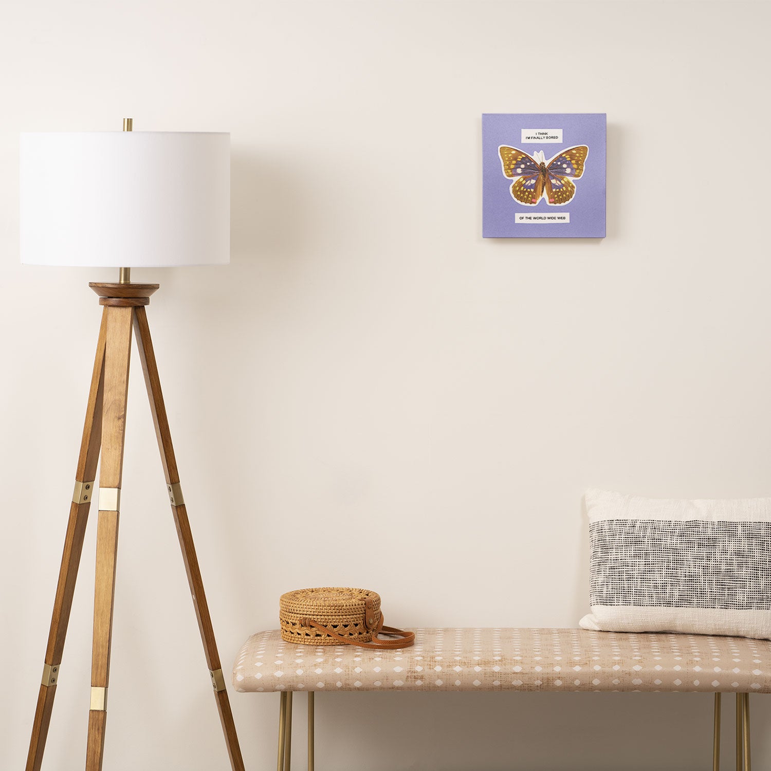 i think i'm finally bored of the world wide web Canvas Print Gallery Image 2