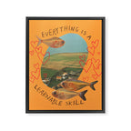 learnable skill Framed Canvas Print Gallery Image 6