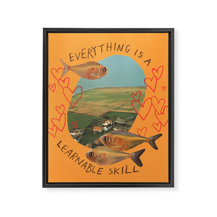 learnable skill Framed Canvas Print Gallery Image 1
