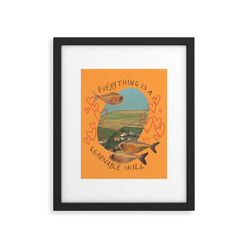 learnable skill Framed Art Print Gallery Image 5