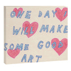 one day i will make some good art Canvas Print Gallery Image 6