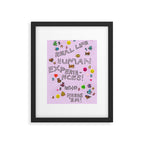 real life human experiences Framed Art Print Gallery Image 4
