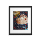 stop talking Framed Art Print Gallery Image 5