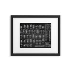 Black Cocktail Recipes Guide Framed Art Print Gallery Image 5