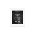 Football Pants chalkboard patent Art Print Gallery Image 1