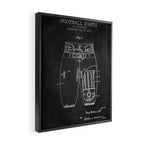 Football Pants chalkboard patent Framed Canvas Print Gallery Image 2