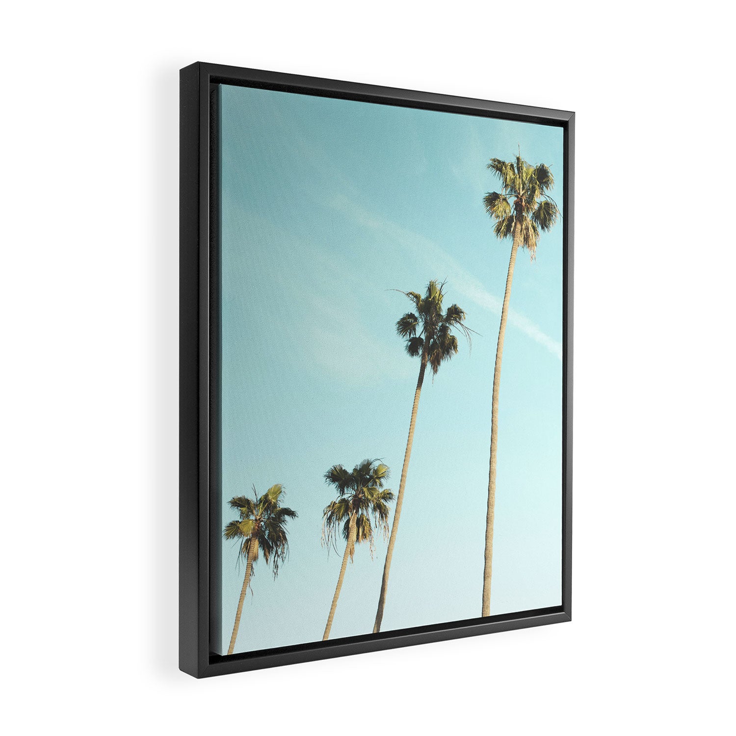 Palm Trees II Framed Canvas Print Gallery Image 2