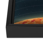 Solar system illustration Framed Canvas Print Gallery Image 3