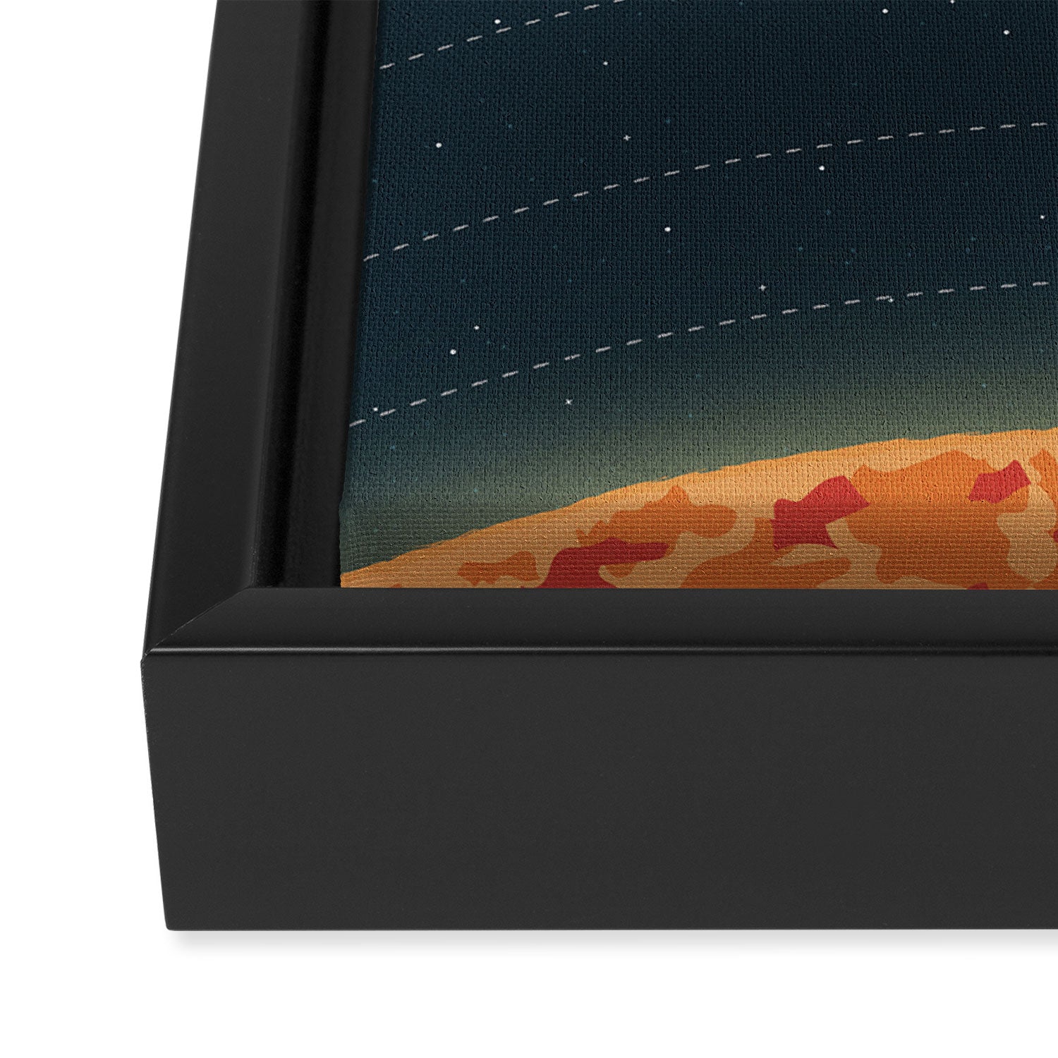 Solar system illustration Framed Canvas Print Gallery Image 3