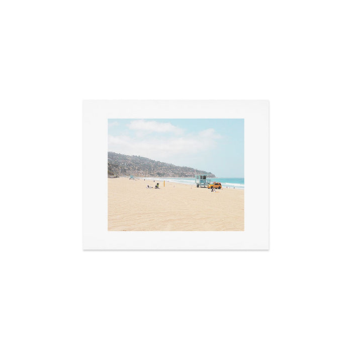 Redondo Beach // California Ocean Vibes Lifeguard Hut Surfing Sandy Beaches Summer Tanning Art Print Gallery Image 1