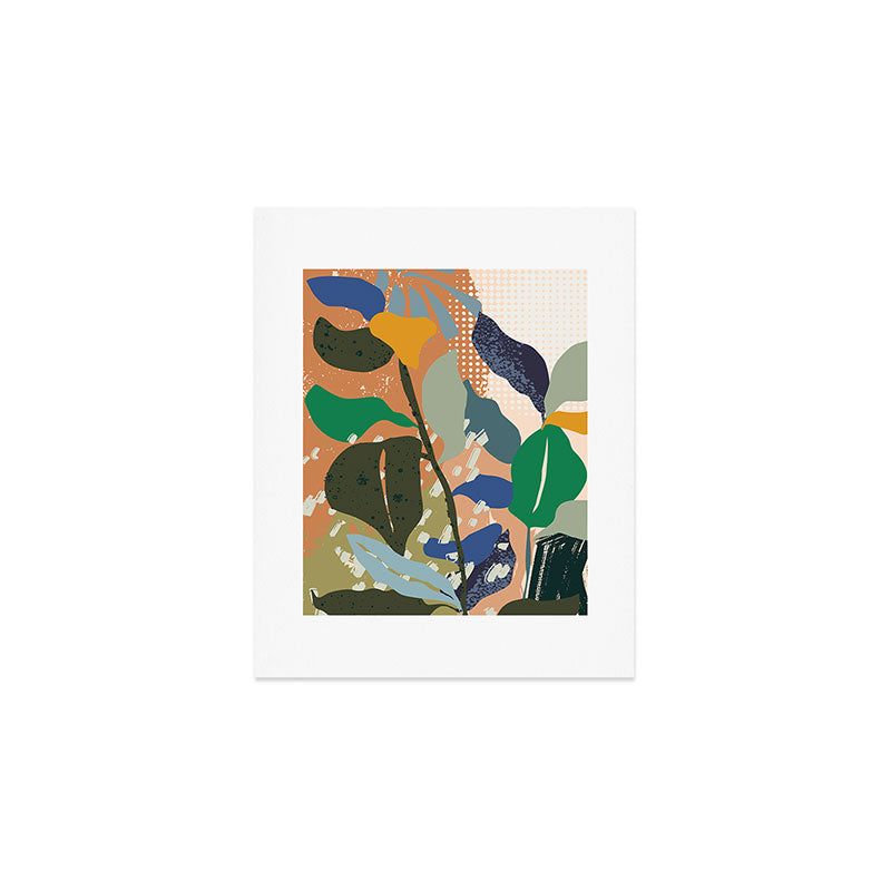 Abstract autumn branch close up  Art Print Gallery Image 1