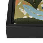 Abstract autumn branch close up  Framed Canvas Print Gallery Image 3