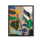 Abstract autumn branch close up  Framed Canvas Print Gallery Image 6