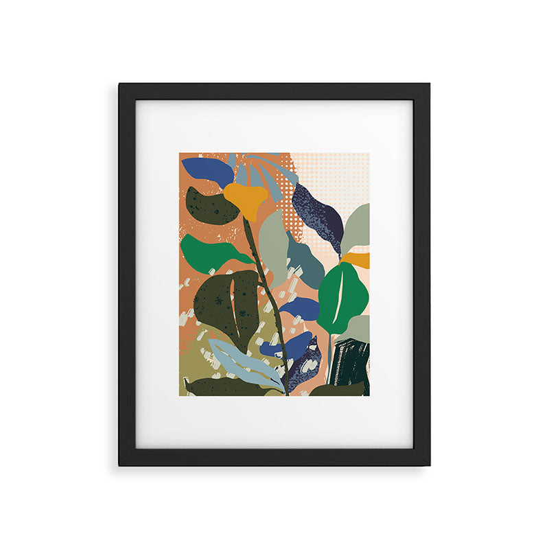 Abstract autumn branch close up  Framed Art Print Gallery Image 5
