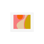 abstract composition modern blush pink Art Print Gallery Image 1