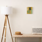Abstract jungle - mustard Canvas Print Gallery Image 2