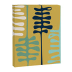 Abstract jungle - mustard Canvas Print Gallery Image 6