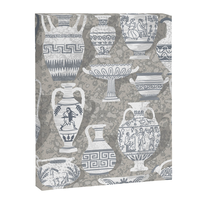 Antique pottery neutral Canvas Print Gallery Image 1
