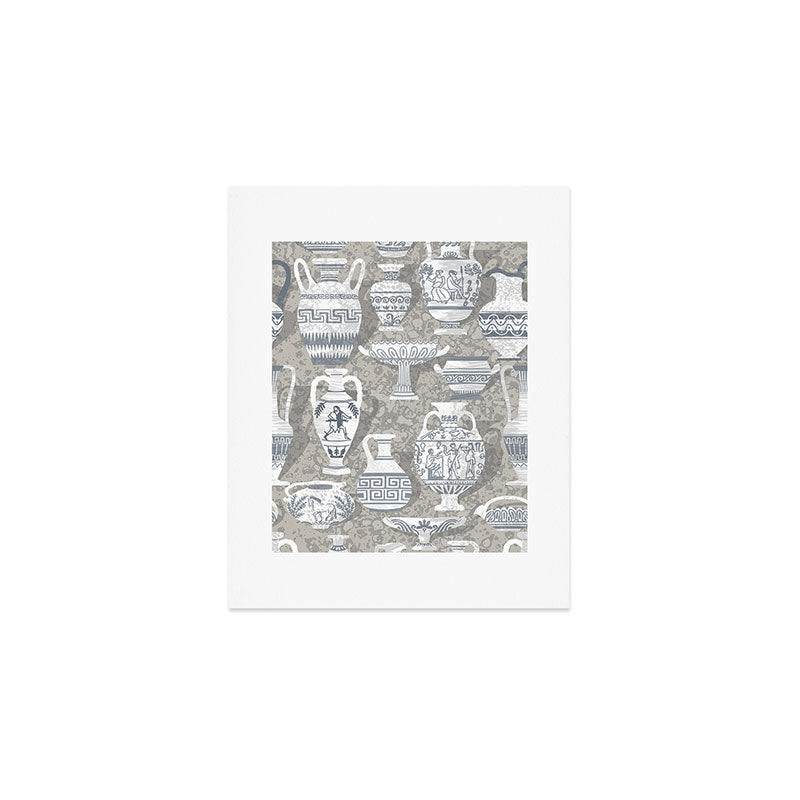 Antique pottery neutral Art Print Gallery Image 1