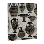 Antique pottery warm black Canvas Print Gallery Image 6