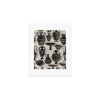 Antique pottery warm black Art Print Gallery Image 1