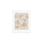Antique pottery warm neutral Art Print Gallery Image 1