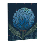 Artichoke dark blue Canvas Print Gallery Image 6