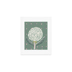 Artichoke sage green Art Print Gallery Image 1