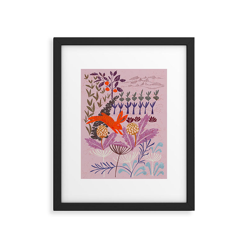 Artichoke thief at sunrise Framed Art Print Gallery Image 5