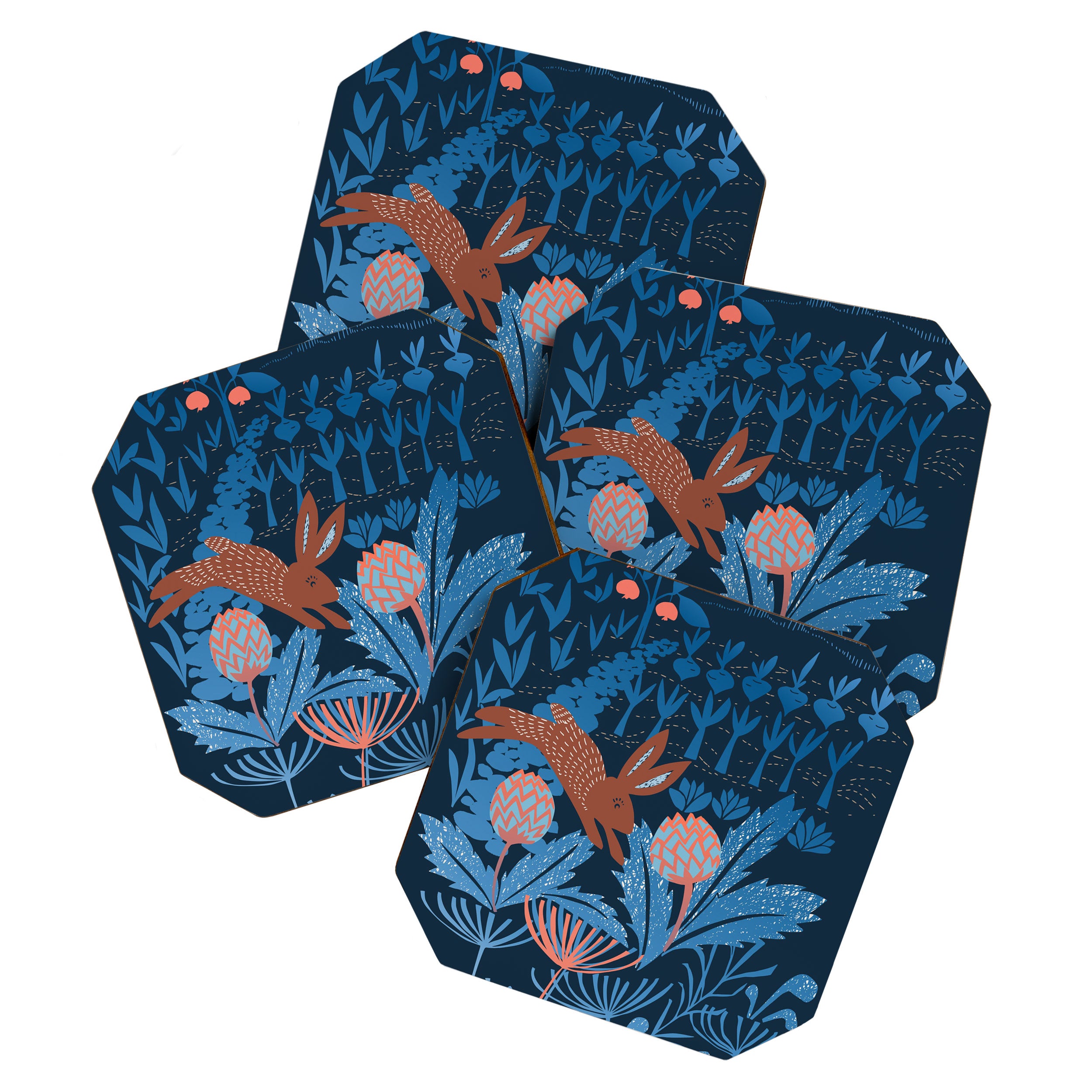 Artichoke thief Coaster Gallery Image 1