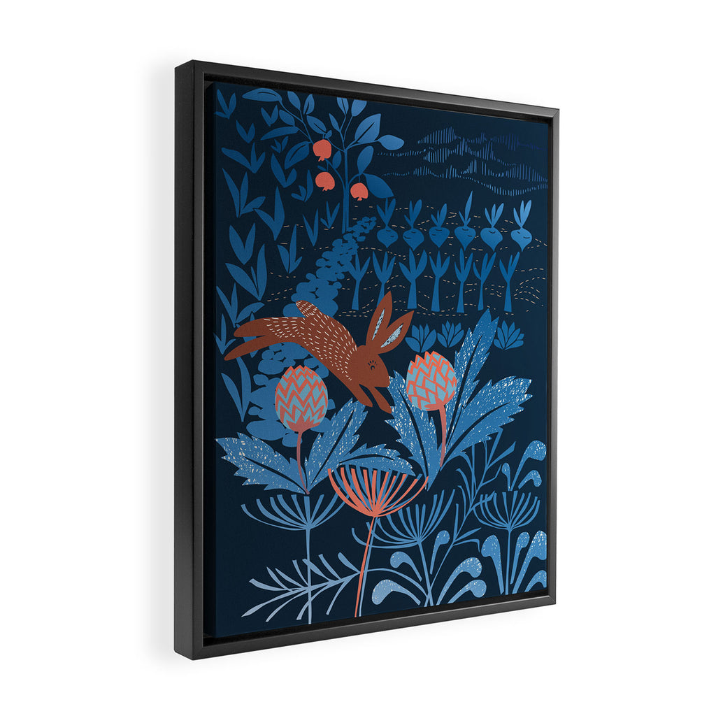 Artichoke thief Framed Canvas Print Gallery Image 2