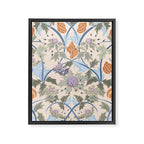 Beach thistle and shells soft peach Framed Canvas Print Gallery Image 6