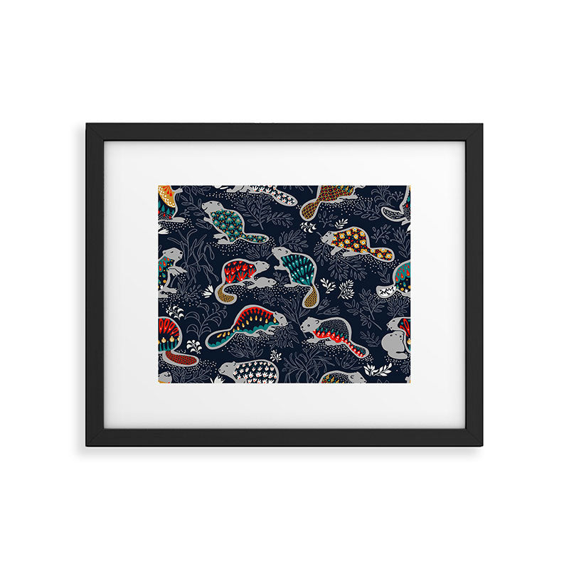 Beaver is back by night - Comeback Species Framed Art Print Gallery Image 5