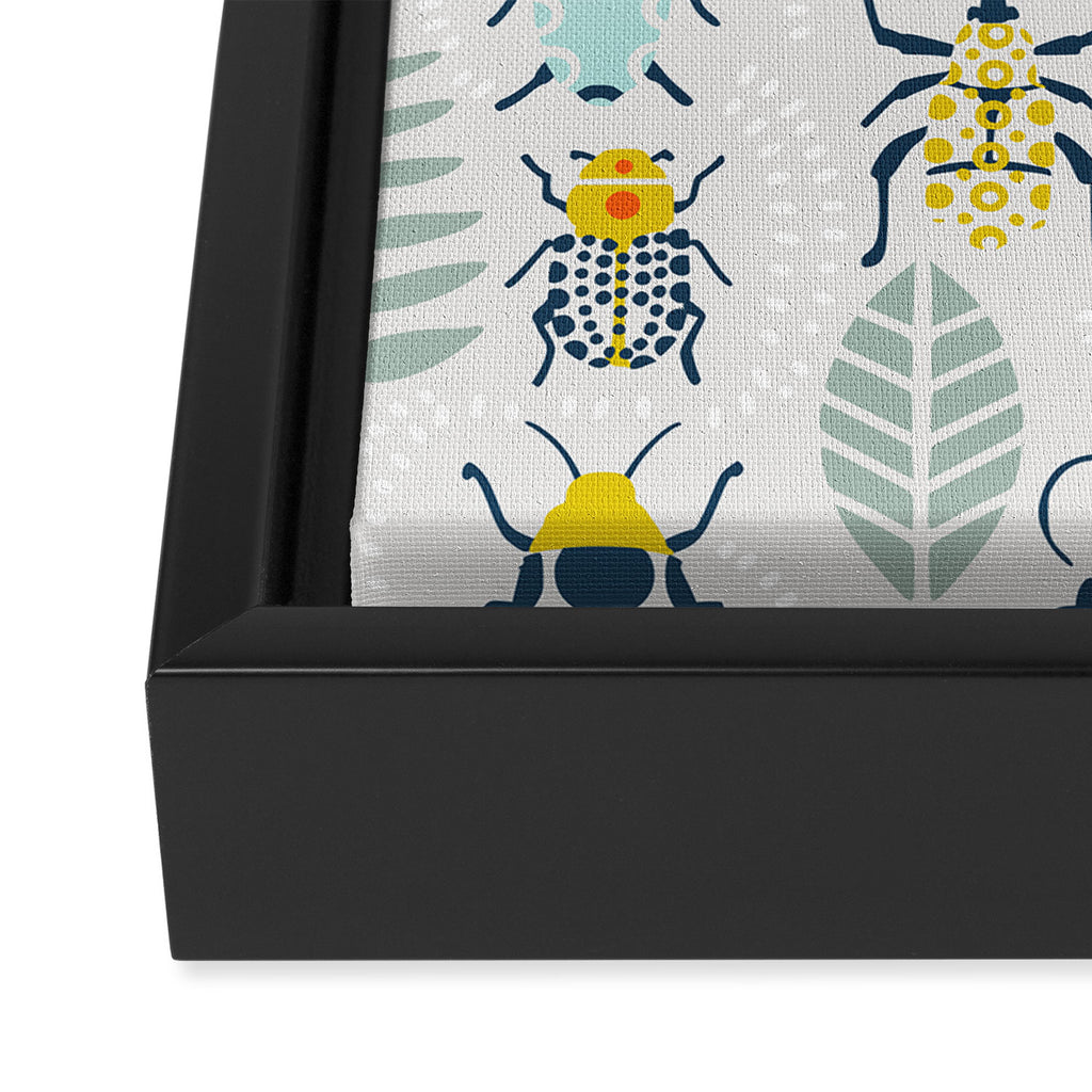Beetle collection Framed Canvas Print Gallery Image 3