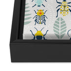 Beetle collection Framed Canvas Print Gallery Image 3