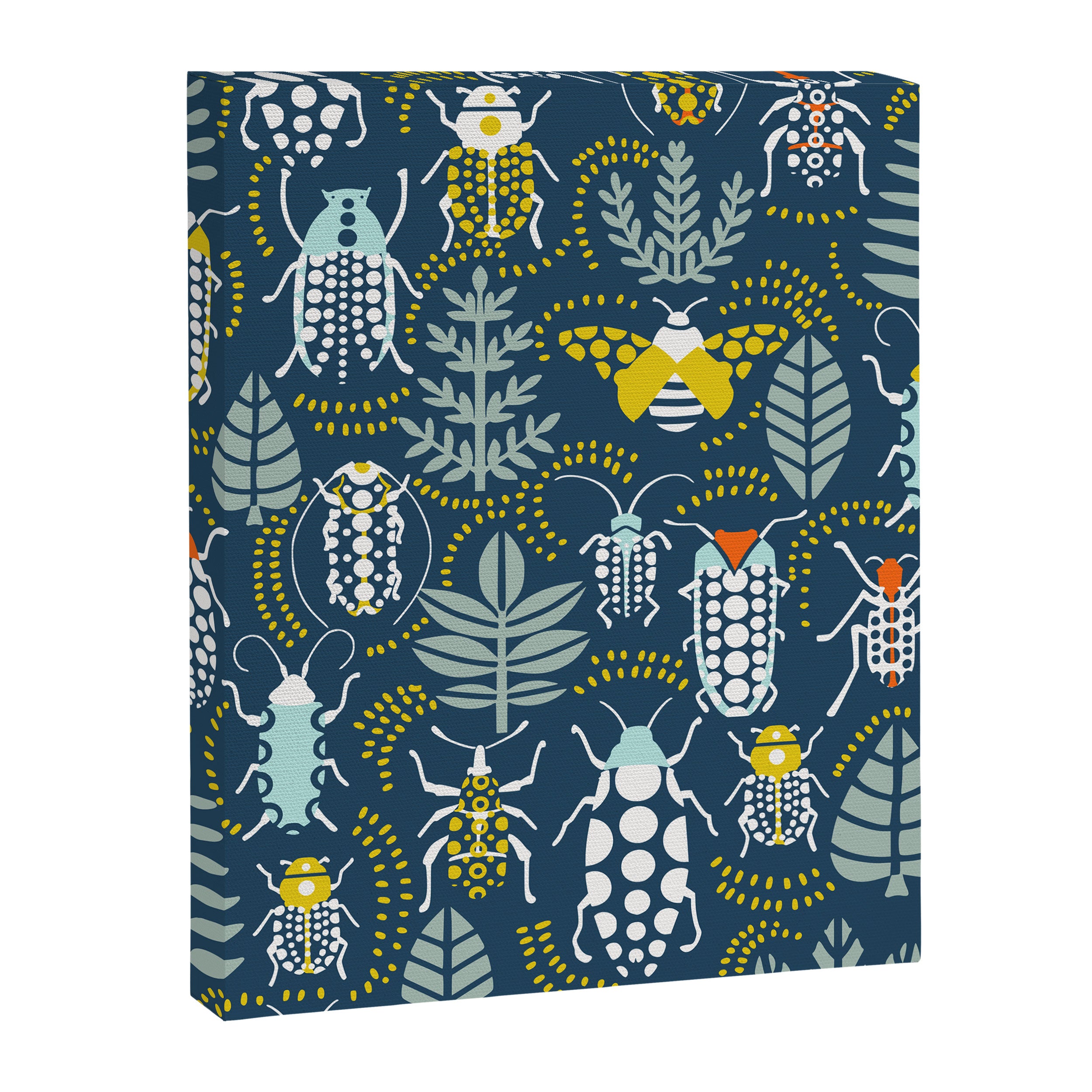 Beetle collection in dark Canvas Print Gallery Image 8