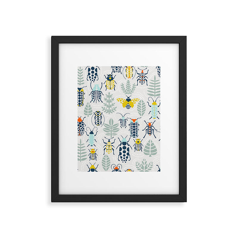 Beetle collection Framed Art Print Gallery Image 6