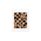 Black Forest check Art Print Gallery Image 1