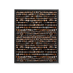 Black Forest dots Framed Canvas Print Gallery Image 8