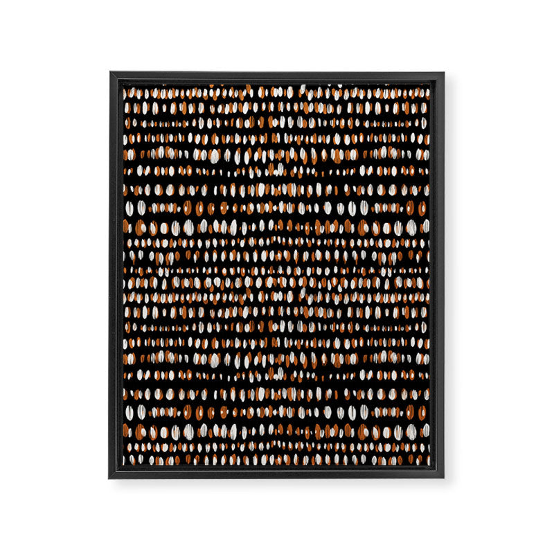 Black Forest dots Framed Canvas Print Gallery Image 8