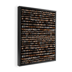 Black Forest dots Framed Canvas Print Gallery Image 2