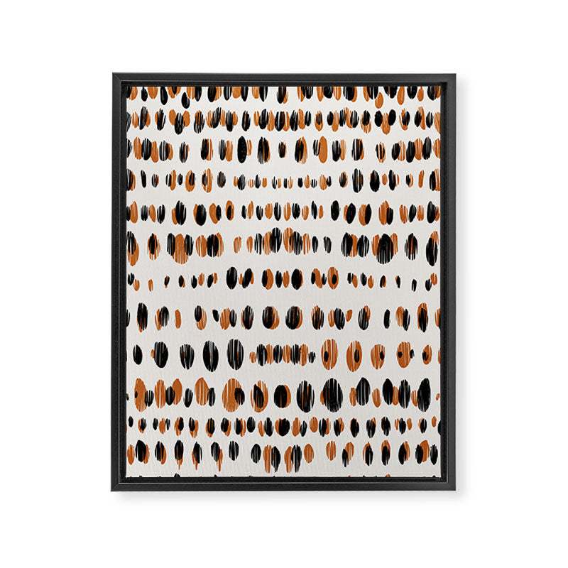 Black Forest dots light Framed Canvas Print Gallery Image 8