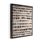 Black Forest dots light Framed Canvas Print Gallery Image 2