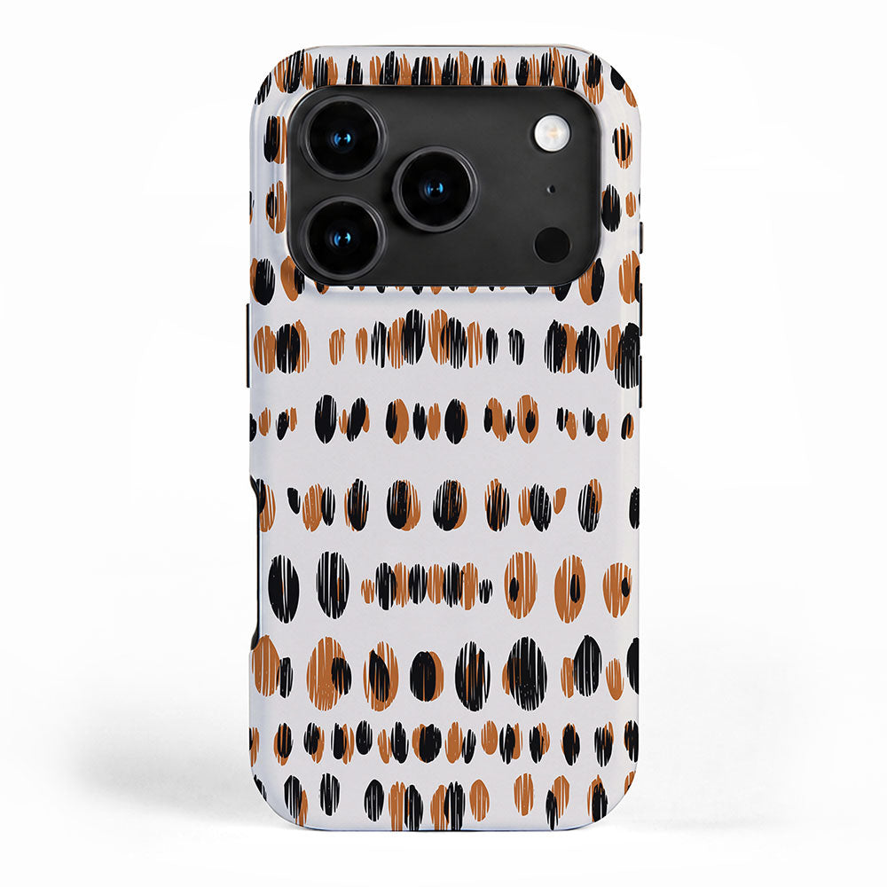 Black Forest dots light iPhone Case Gallery Image 1